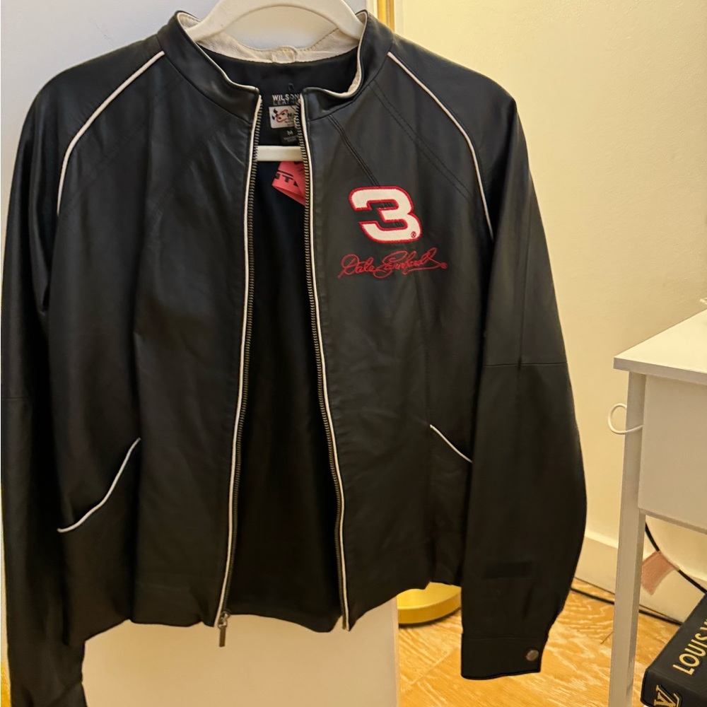 Vintage leather racing jacket 🖤